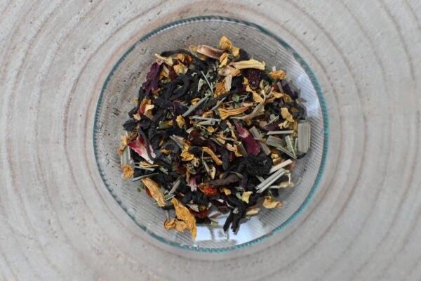 Losse Kruiden thee met cintroenverbena, zonnebloemblad, gember en rozenbottelschil