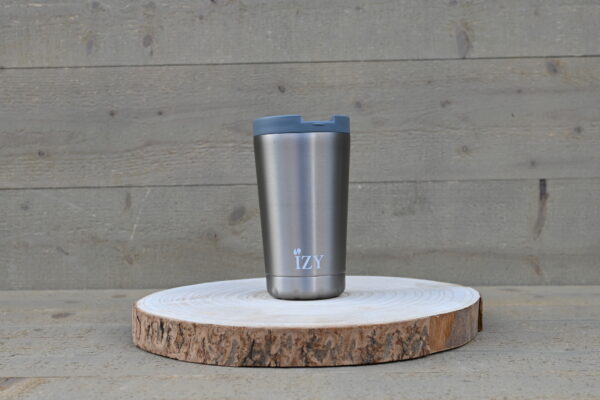 Thermosbeker Thermomok Mug zilver 350 Milliliter