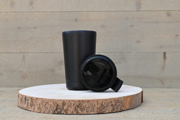 Thermosbeker Thermomok Mug zwart 350 Milliliter
